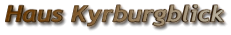 Haus Kyrburgblick